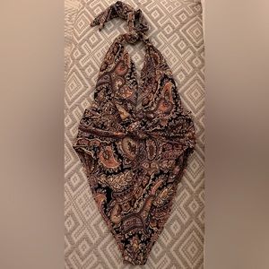Montce one piece paisley size small